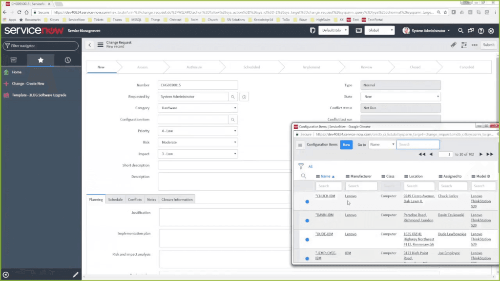 ServiceNow CMDB